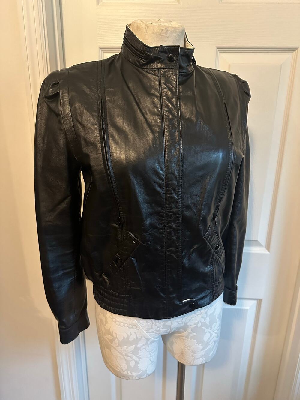 Vintage Winlit leather Cafe Racer styled jacket